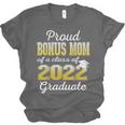 Proud Bonus Mom Of 2022 Graduate Class 2022 Graduation 22 Unisex Jersey T-Shirt
