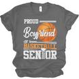 Proud Boyfriend Of A 2025 Senior Graduation Basketball Unisex Jersey T-Shirt