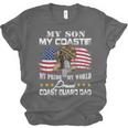 Proud Coast Guard Dad Coast Guard Graduation Dad Unisex Jersey T-Shirt