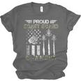 Proud Coast Guard Grandpa US Coast Guard Graduation Grandpa Unisex Jersey T-Shirt