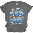 Proud Dad Of 5th Grade Graduate 2025 Elementary Graduation Unisex Jersey T-Shirt