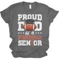 Proud Dad Of a Football Senior 2026 Graduation Unisex Jersey T-Shirt