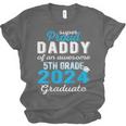 Proud Daddy Of 5th Grade Graduate 2024 Family Graduation Unisex Jersey T-Shirt