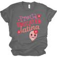 Proud Educated Latina Graduation Masters Degree PhD Unisex Jersey T-Shirt