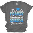 Proud Family Of 5th Grade Graduate 2024 Family Graduation Unisex Jersey T-Shirt
