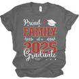 Proud Family Of a Class Of 2025 Graduate For Graduation Unisex Jersey T-Shirt
