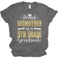 Proud Godmother Of 5th Grade Graduate 2023 Family Graduation Unisex Jersey T-Shirt