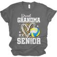 Proud Grandma Of A 2026 Senior Volleyball Graduation Leopard Unisex Jersey T-Shirt