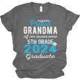 Proud Grandma Of 5th Grade Graduate 2024 Family Graduation Unisex Jersey T-Shirt