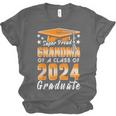 Proud Grandma Of A Class Of 2024 Matching Family Graduation Unisex Jersey T-Shirt