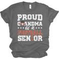 Proud Grandma Of a Football Senior 2026 Graduation Unisex Jersey T-Shirt