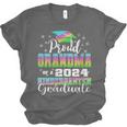 Proud Grandma Of Kindergarten Graduate 2024 Graduation Unisex Jersey T-Shirt