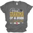 Proud Grandma Of Senior 2026 Graduate Family Graduation 2026 Unisex Jersey T-Shirt