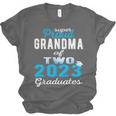 Proud Grandma Of Two 2023 Graduate Class 2023 Graduation Unisex Jersey T-Shirt