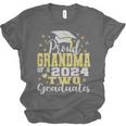 Proud Grandma Of Two 2024 Graduate Class 2024 Graduation Unisex Jersey T-Shirt