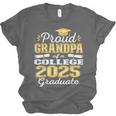 Proud Grandpa Of 2025 College Graduate Family 24 Graduation Unisex Jersey T-Shirt