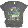 Proud Little Cousin Of PreK School Graduate 2024 Graduation Unisex Jersey T-Shirt
