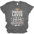Proud Lovie Of A Class Of 2025 Graduate Senior Graduation Unisex Jersey T-Shirt