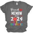 Proud MEMAW Of 2024 Pre-K Graduation Graduate Senior 2024 Unisex Jersey T-Shirt