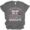 Proud Mom Of A 2021 Graduate Leopard Print Graduation Mama Unisex Jersey T-Shirt