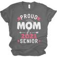 Proud Mom Of a 2021 Senior Year School Graduation Party Unisex Jersey T-Shirt