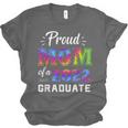 Proud Mom Of a 2022 Graduate Matching Tie Dye Graduation Unisex Jersey T-Shirt