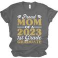 Proud Mom Of A 2023 1st Grade Graduate Shirt Fun Graduation Unisex Jersey T-Shirt