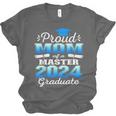 Proud Mom Of 2024 Class Master Graduate Family Graduation Unisex Jersey T-Shirt