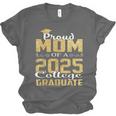 Proud Mom Of 2025 Graduate College Shirt Graduation Unisex Jersey T-Shirt