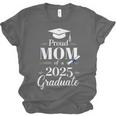 Proud Mom Of a 2025 Graduate Graduation Senior Moms Unisex Jersey T-Shirt