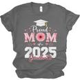 Proud Mom Of a 2025 Graduate Senior Mom Family Graduation Unisex Jersey T-Shirt