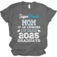 Proud MOM Of A 8th Grade Graduate 2025 Elementary Graduation Unisex Jersey T-Shirt