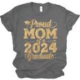 Proud Mom Of a Class Of 2024 Graduate Senior Graduation Unisex Jersey T-Shirt