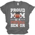 Proud Mom Of a Football Senior 2026 Graduation Gifts Unisex Jersey T-Shirt