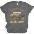 Proud Mom Of Two 2021 Graduates Twin Mama Graduation Leopard Unisex Jersey T-Shirt