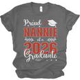 Proud Nannie Of A Class Of 2026 Graduate Senior Graduation Unisex Jersey T-Shirt
