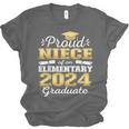 Proud Niece Of 5th Grade Graduate 2024 Elementary Graduation Unisex Jersey T-Shirt