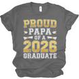 Proud Papa Of A 2026 Graduate Shirt Class Of 2026 Graduation Unisex Jersey T-Shirt