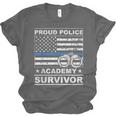 Proud Police Academy Survivor Graduation Unisex Jersey T-Shirt