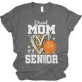 Proud Senior Mom Class Of 2026 Basketball Graduation Leopard Unisex Jersey T-Shirt