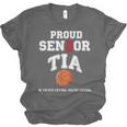 Proud Senior Tia 2026 Graduation Basketball Player Unisex Jersey T-Shirt