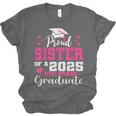 Proud Sister Of 5th Grade Graduate 2025 Family Graduation Unisex Jersey T-Shirt