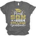 Proud Son Of 2024 College Graduate Family 24 Graduation Unisex Jersey T-Shirt