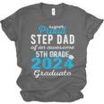 Proud Step Dad Of 5th Grade Graduate 2024 Family Graduation Unisex Jersey T-Shirt