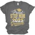 Proud Step Mom Of A Class Of 2025 Graduate Senior Graduation Unisex Jersey T-Shirt