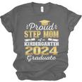 Proud Step Mom Of Kindergarten Graduate 2024 Graduation Step Unisex Jersey T-Shirt