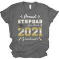 Proud Stepdad Class Of 2021 Graduate Senior 21 Graduation Unisex Jersey T-Shirt