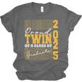 Proud Twin Of a 2025 Graduate Grad Prom Graduation Squad 25 Unisex Jersey T-Shirt