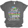 Proud Uncle Of PreK School Graduate 2024 Graduation Uncle Unisex Jersey T-Shirt