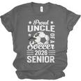 Proud Uncle Of a Soccer Senior 2026 Graduation Unisex Jersey T-Shirt